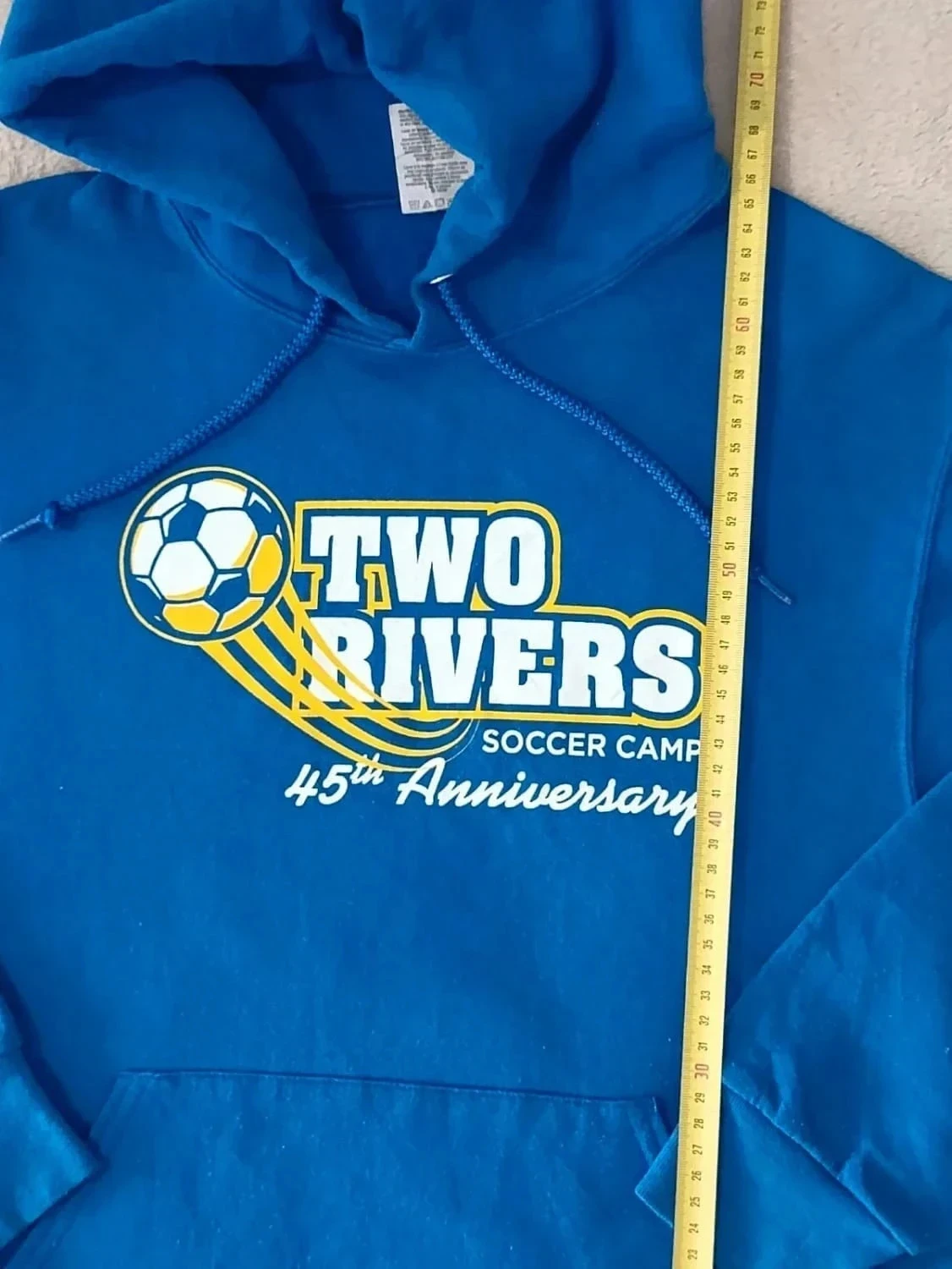Sudadera con capucha azul Jerzees NuBlend Talla S – photo 10